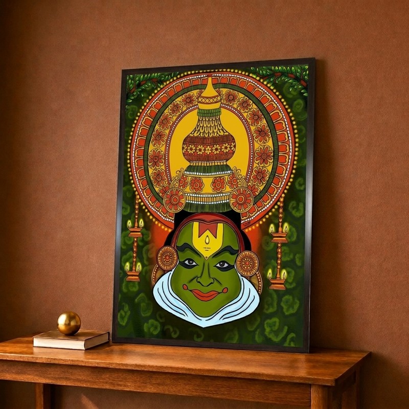 Kathakali Art Canvas Wall Painting
