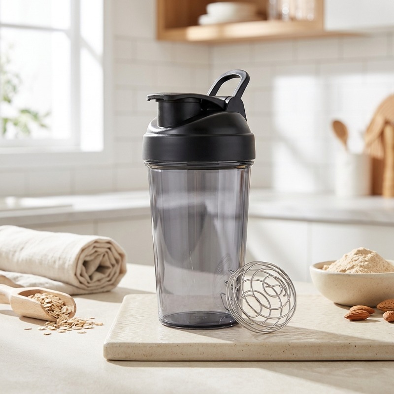 Pure Sip Water Bottle (Grey & Black) - 500 mL