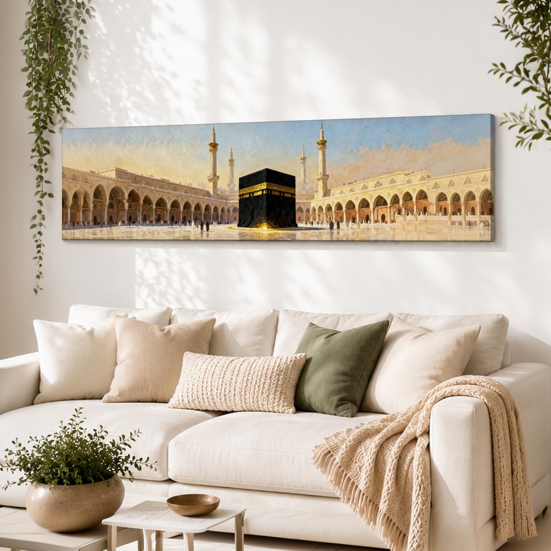 Islamic Kaaba Canvas Wall Painting