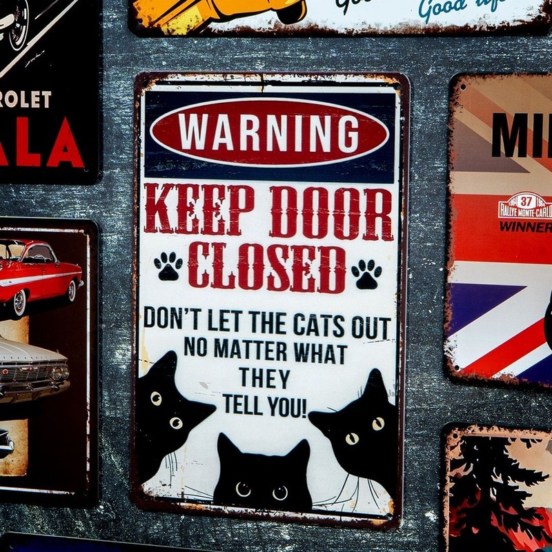 Cats Metal Wall Accent