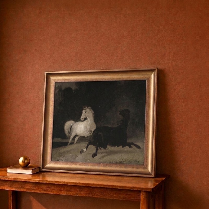 Running Horses Canvas Wall Painting