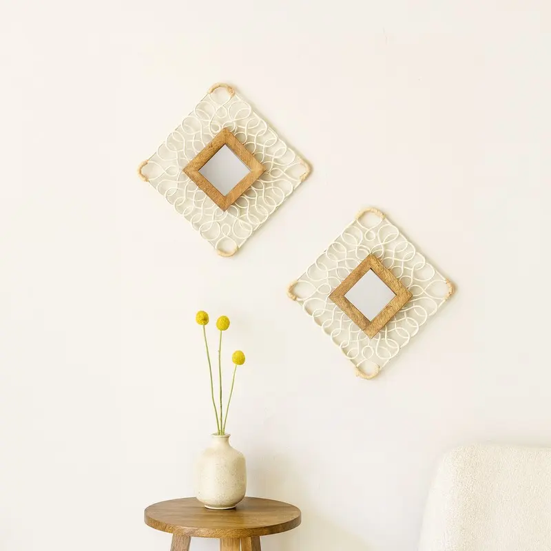 Diamond Weave Wall Accent