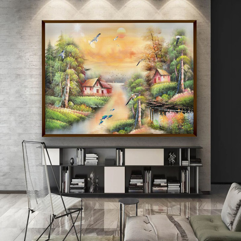 Fluviella Canvas Wall Painting