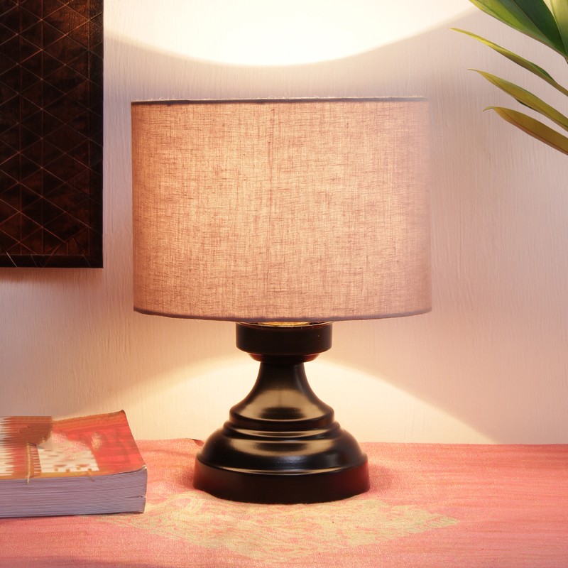 Filasse Cotton Table Lamp - Grey