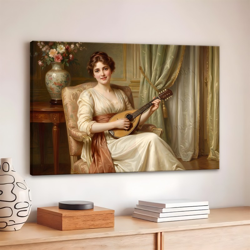 Victorian Harmony Canvas Wall Art - 380 GSM
