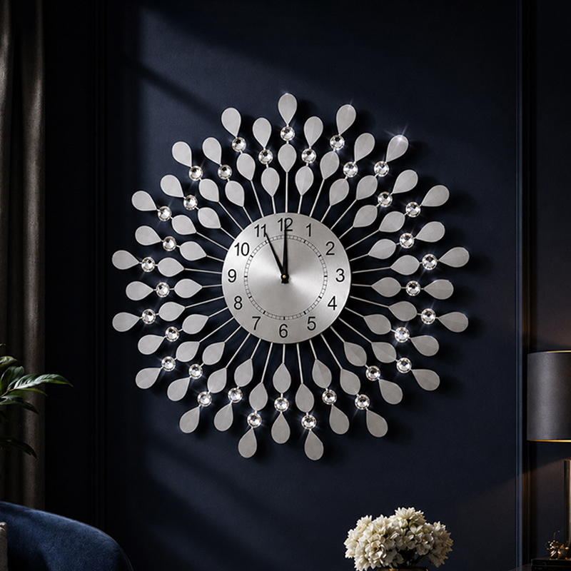 Solstice Metal Analog Wall Clock