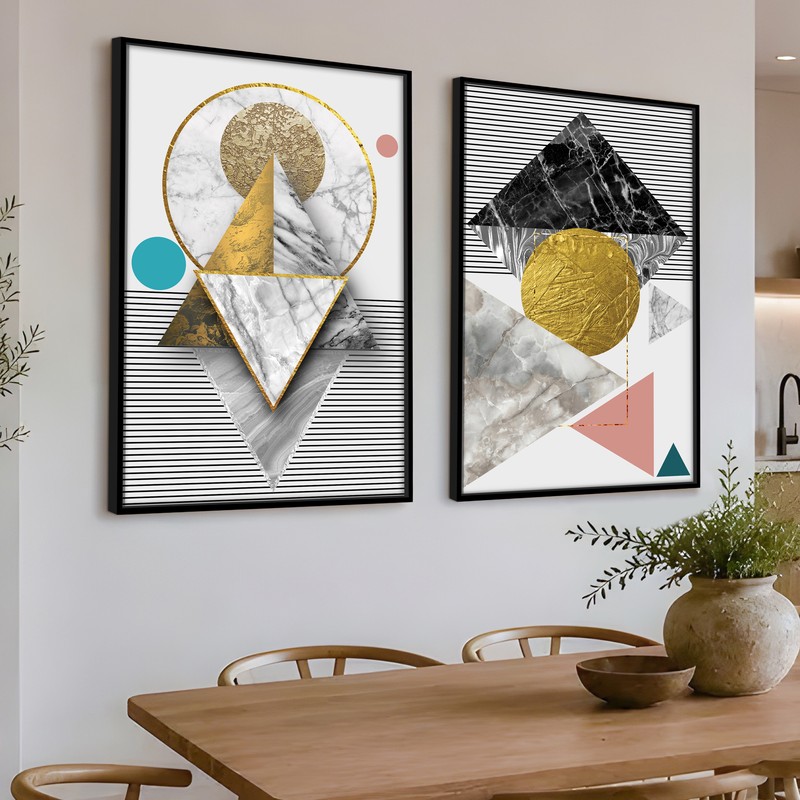 Hazel Abstract Wall Art - Set Of Two