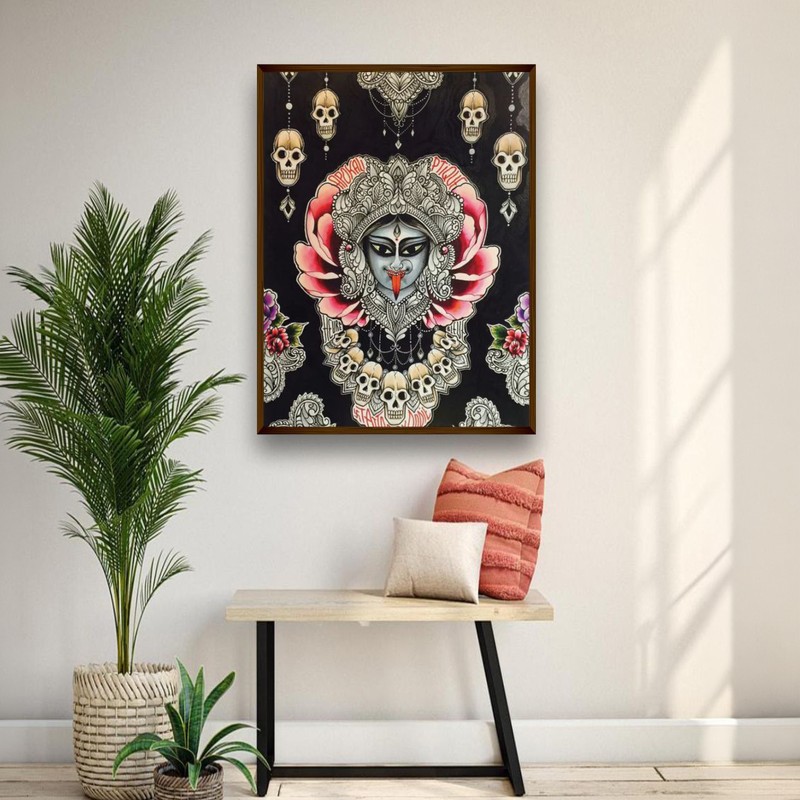 Gothic Goddess Canvas Wall Painting