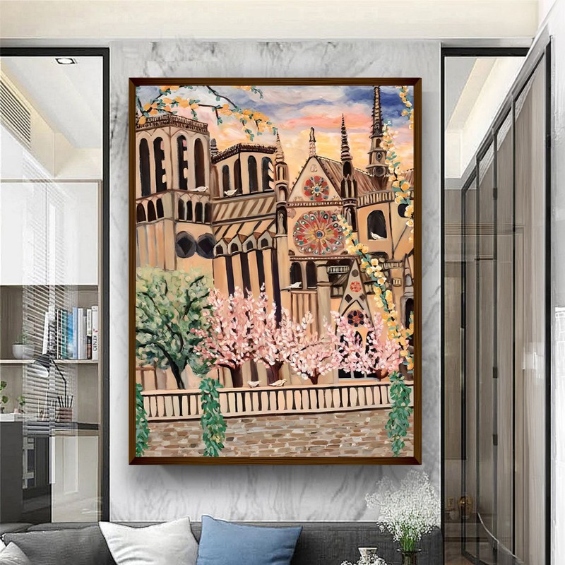 Triforium Canvas Wall Painting
