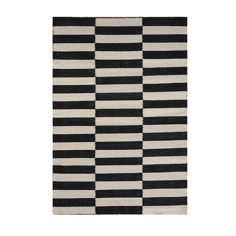 Jaipur Rugs Perpend Carpet - Black, Cream - 5 x 8 ft