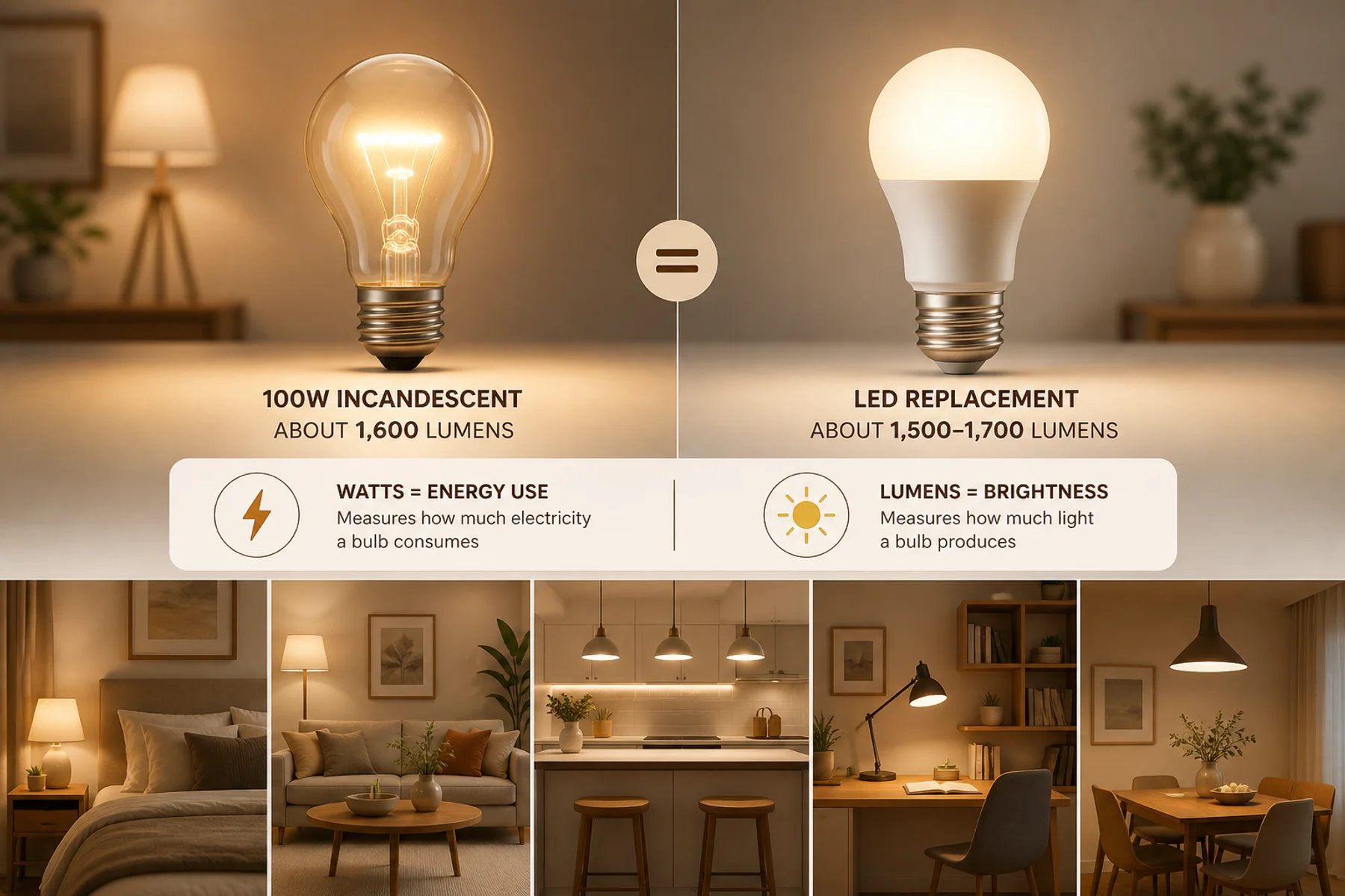 100 Watt Bulb Lumens: Choose the Right LED Replacement