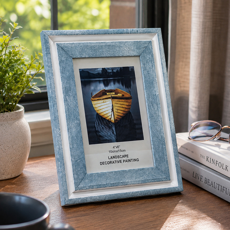 Sterling Grace Keepsake Photo Frames - Blue,White
