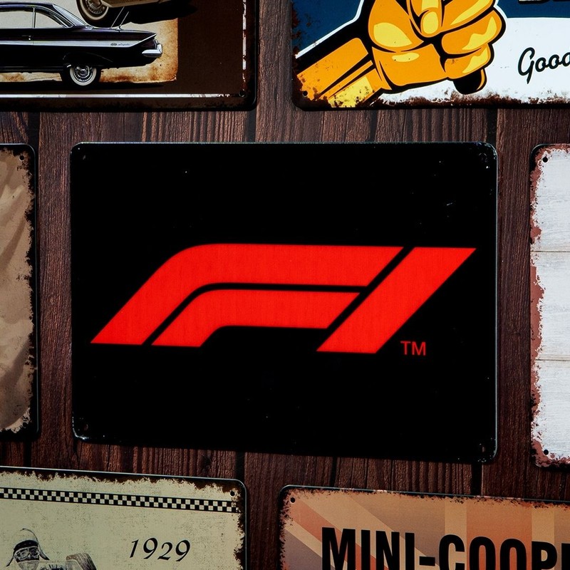 Formula 1 Metal Wall Accent