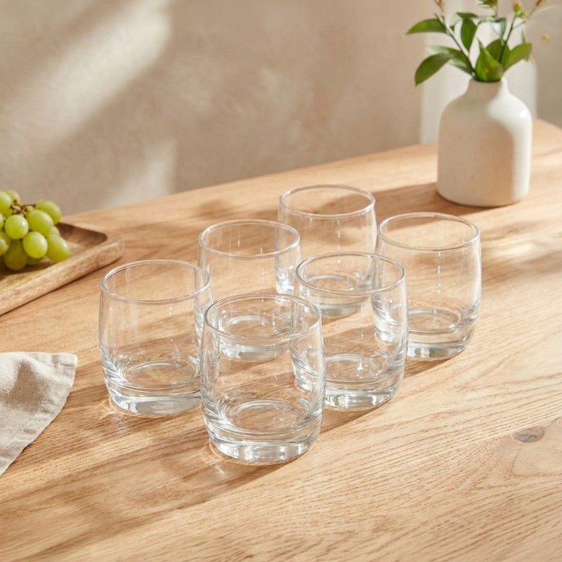 Cristallo Drinking Glass (210 mL Each) - Set of Six - 210 mL