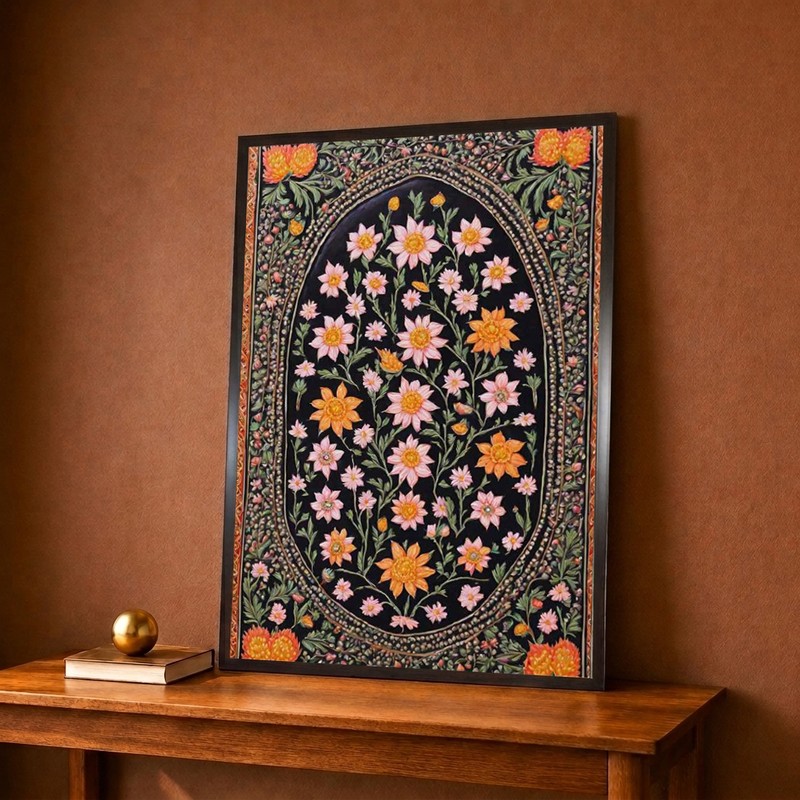 Floral Arch Garden Canvas Wall Painting