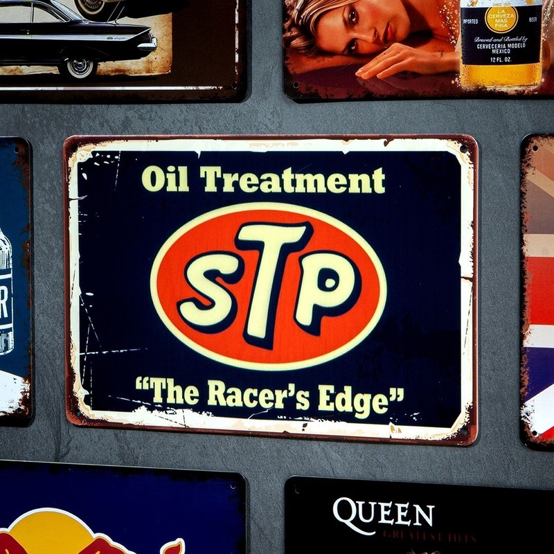 STP Oil Treatment Metal Wall Accent