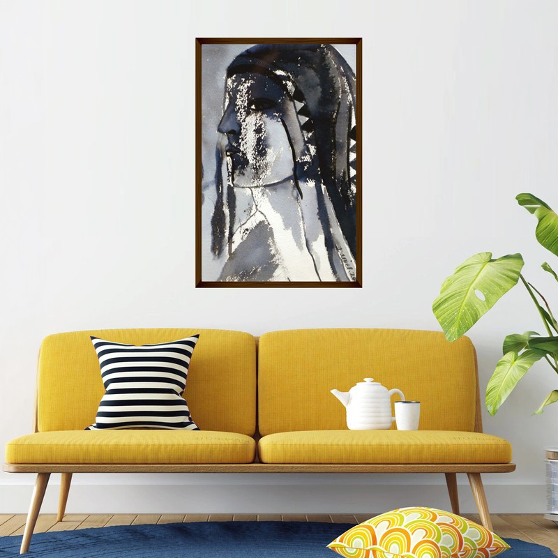 Inkbound Grace Canvas Wall Painting - Small