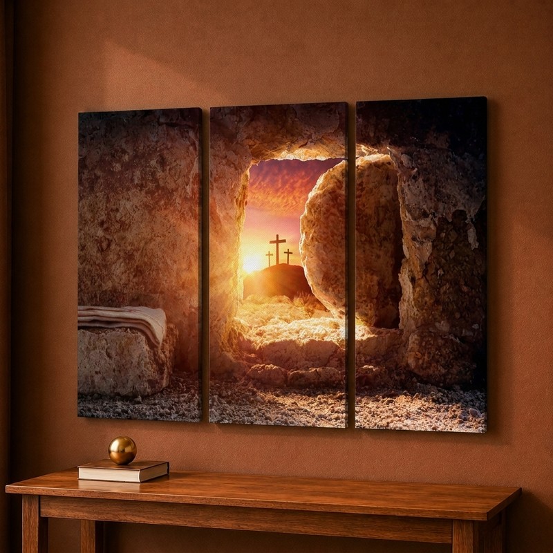 Empty Tomb Canvas Wall Painting
