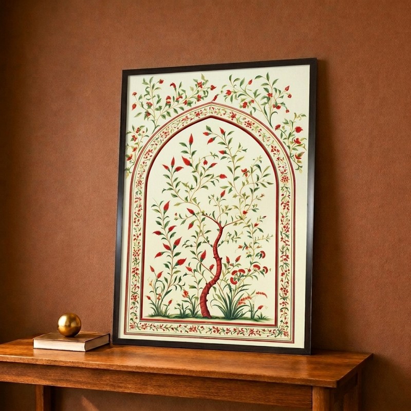 Ornamental Tree Canvas Wall Painting