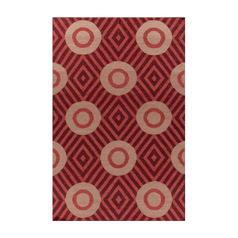 Jaipur Rugs Dioptra Hand Woven Carpet - Red - 4 x 6 ft