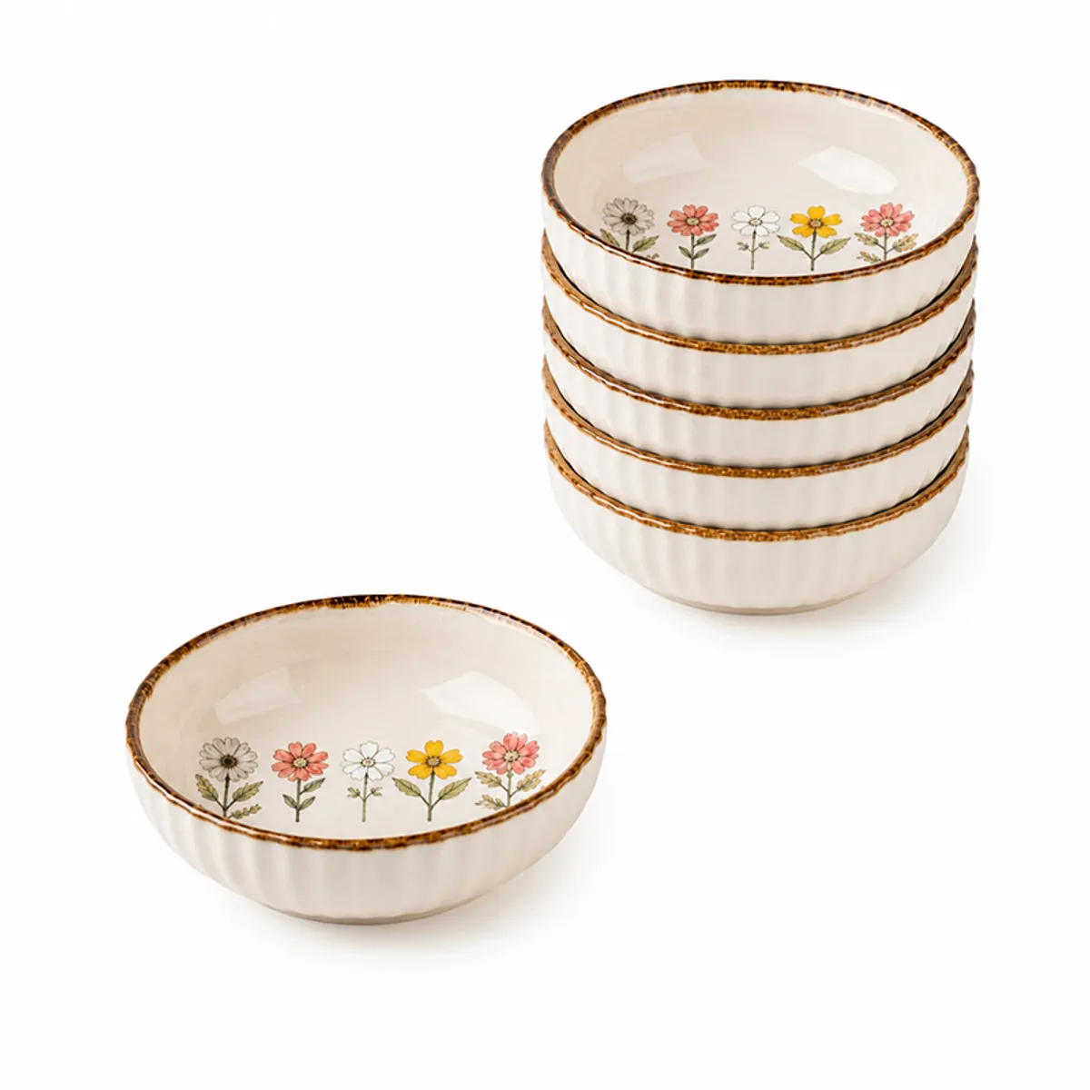 Eira Snack Bowl(190 mL Each) - Set Of Six