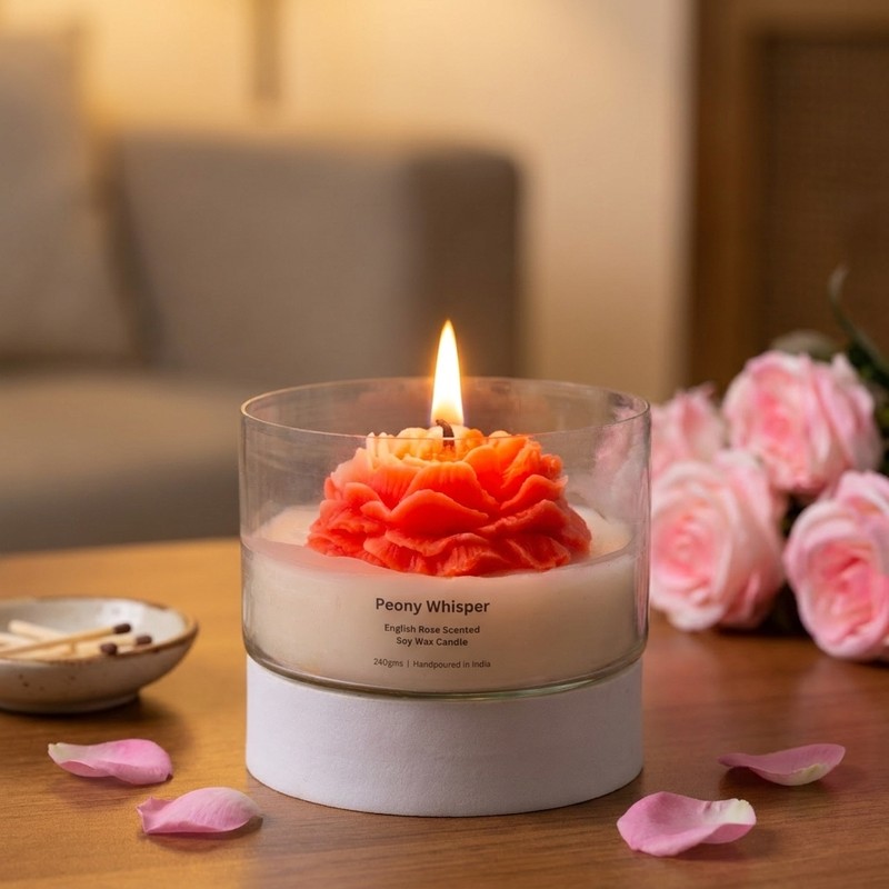 Whispering Woods Rose Soy Wax Candle