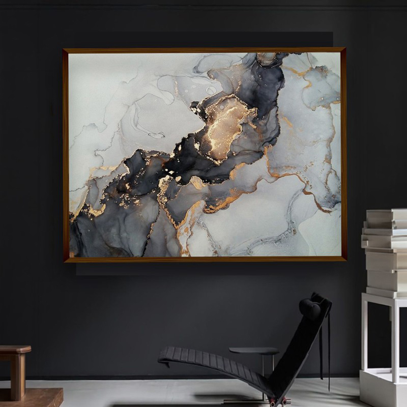 Ebruli Canvas Wall Painting