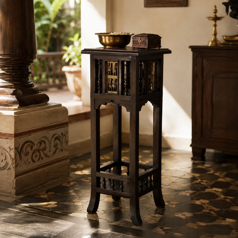 Nyra II Teak Wood Side Table
