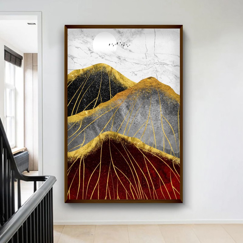 Ember Mountain Majesty Canvas Wall Painting