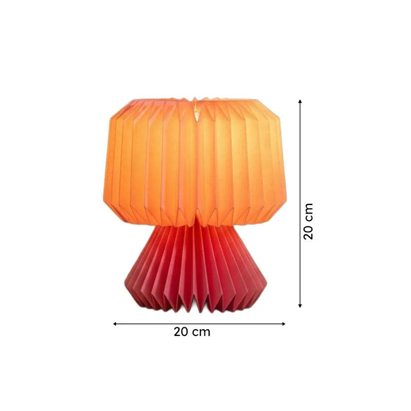 Fig Living Ori Mini Paper Table Lamp - Pink