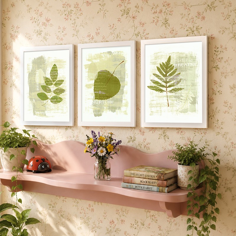 Botanical Leaves Paper Wall Art