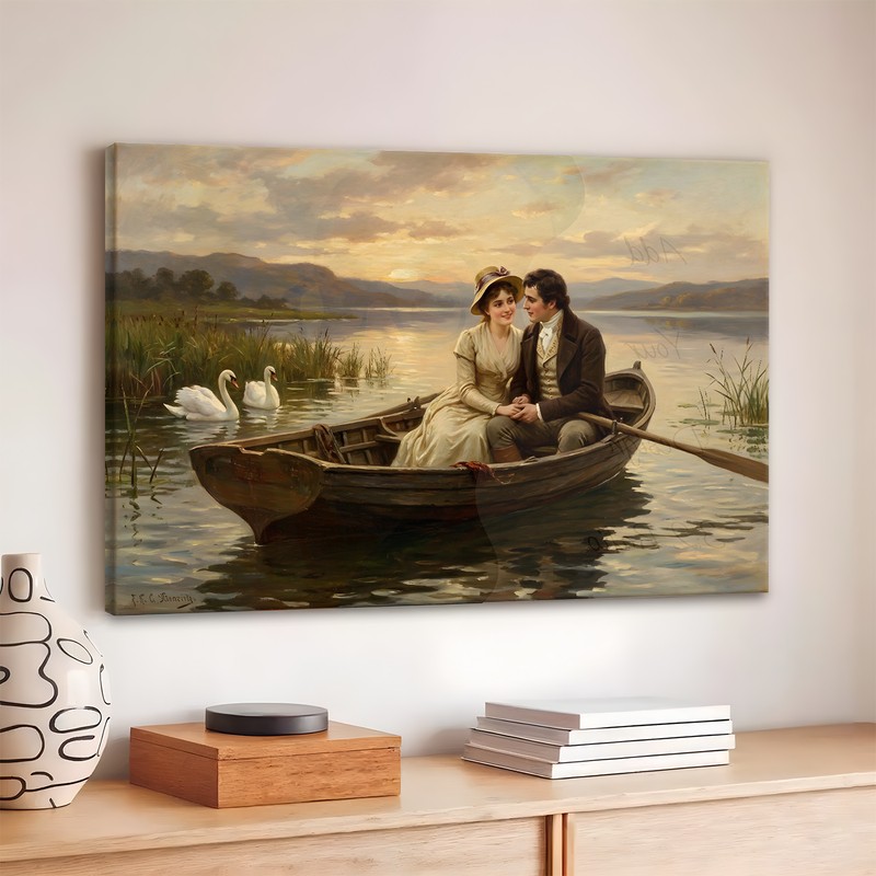 Reflections of Love Canvas Wall Art - 380 GSM