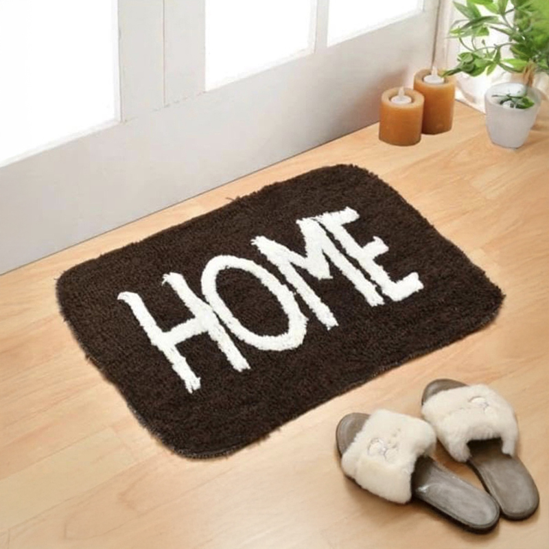 Nesta Anti Skid Bath Mat - Brown - 60 x 40 cm