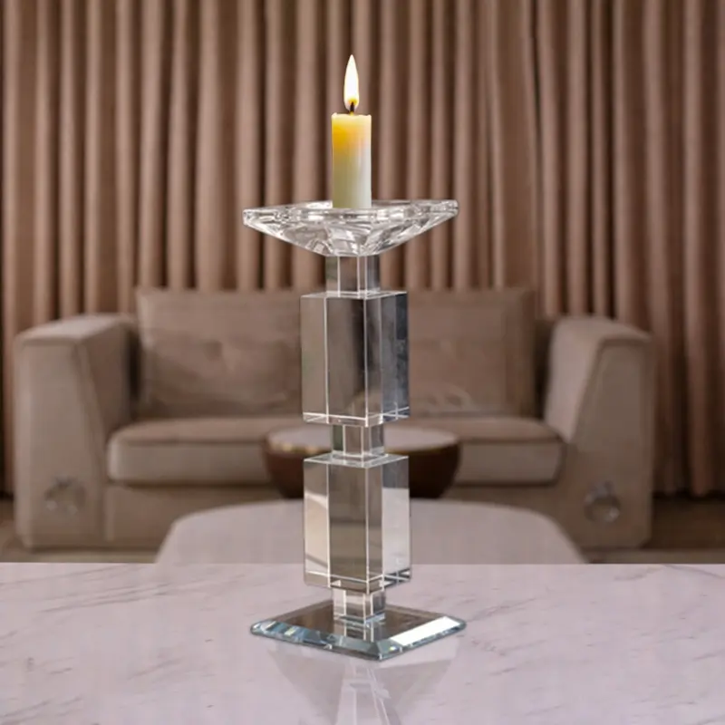 Pavilion Crystal Candle Holder - Small