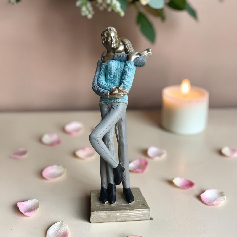 Cherished Embrace Showpiece - Blue