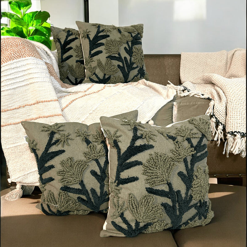Nord Lush Tufted Cushion Cover Set - Set Of Four