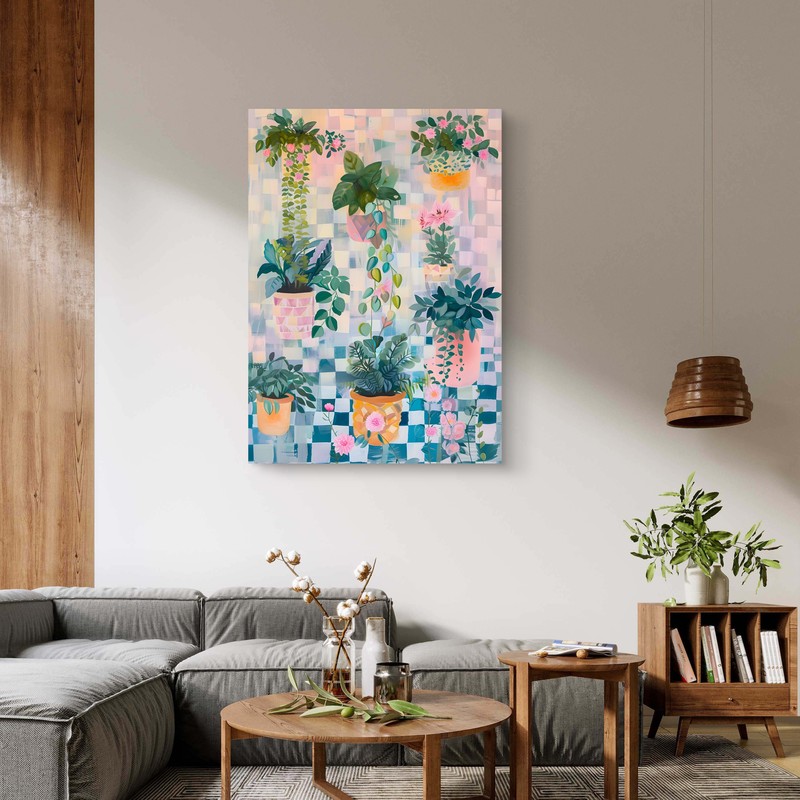 Secret Patio Canvas Wall Painting - Small