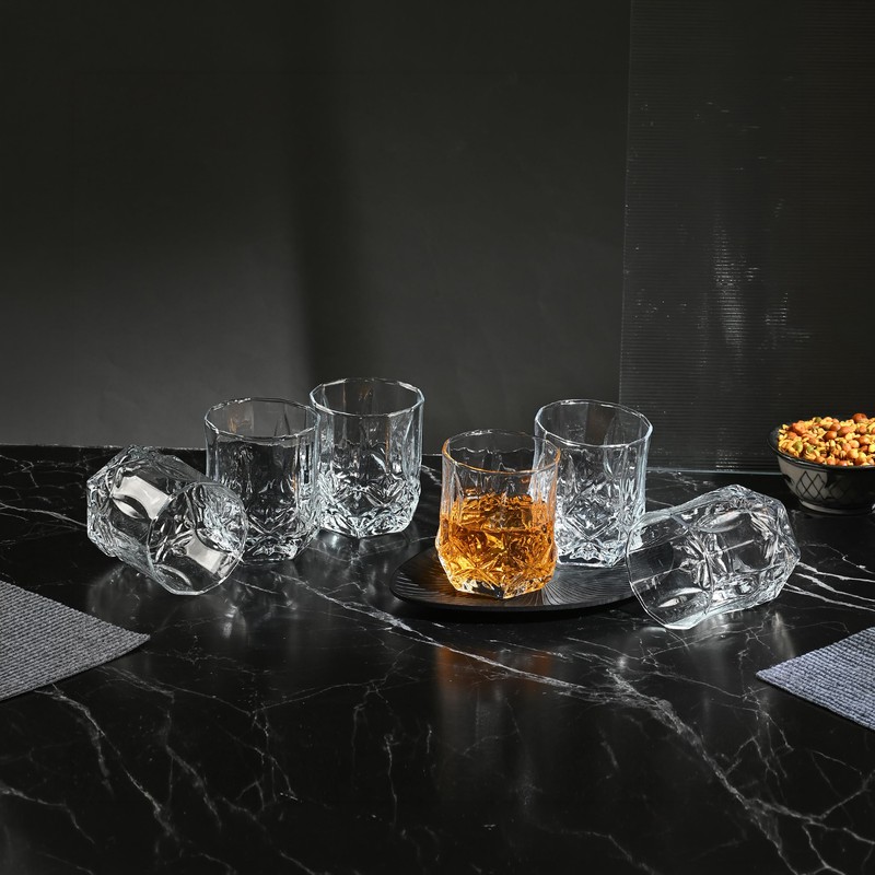 Glen Whiskey Glasses (250 mL Each) - Set of Six - 250 mL
