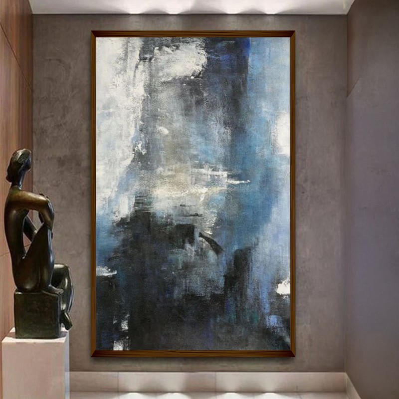 Blue Abyss Canvas Wall Painting
