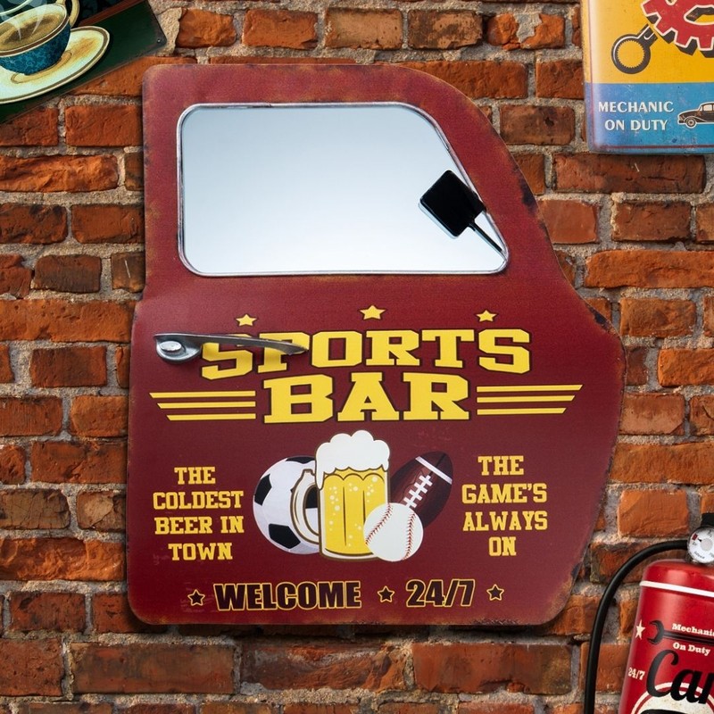 Sports Bar 24/7 Metal Wall Accent