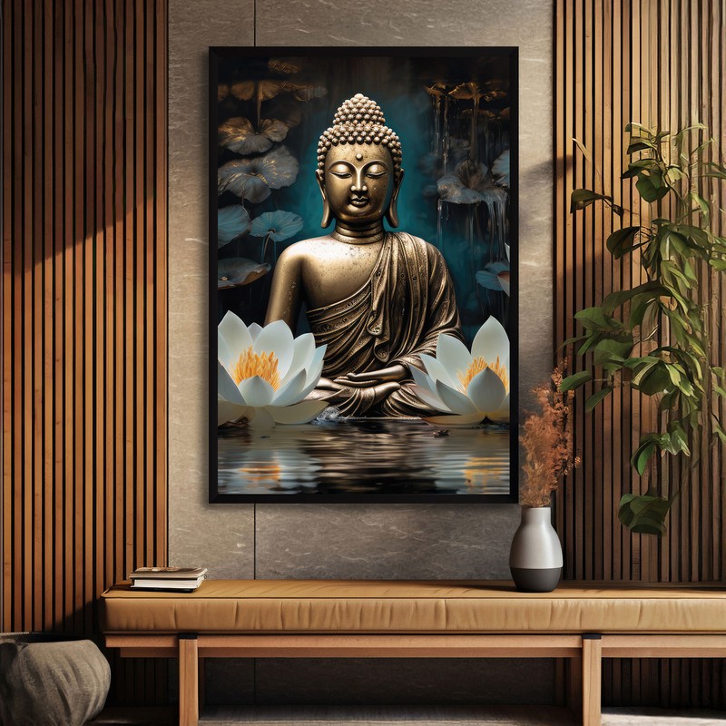 Buddha Radiance MDF Wall Art