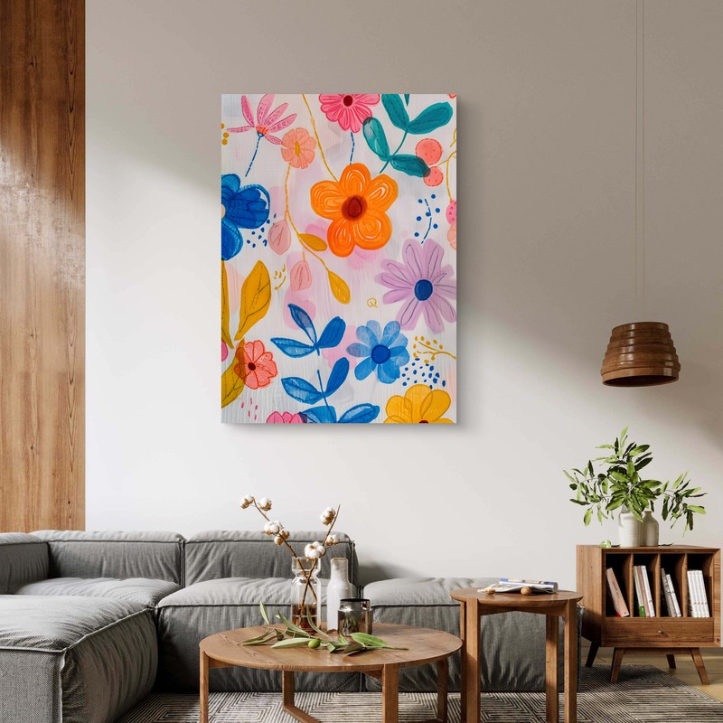 Bloom Garden Canvas Wall Painting - Small