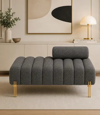Boucle Fabric · Metal