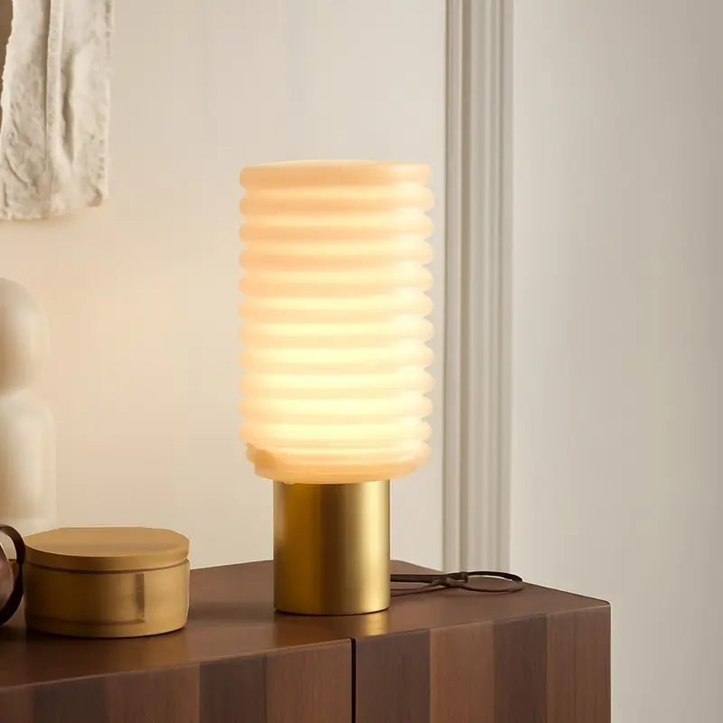 Halo Ribbed Table Lamp