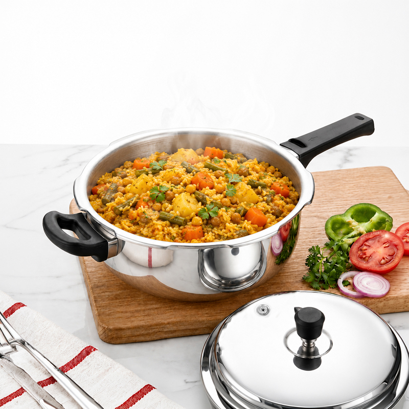 Solara Vessora Triply Pressure Cooker - 3000 mL - 3000 mL