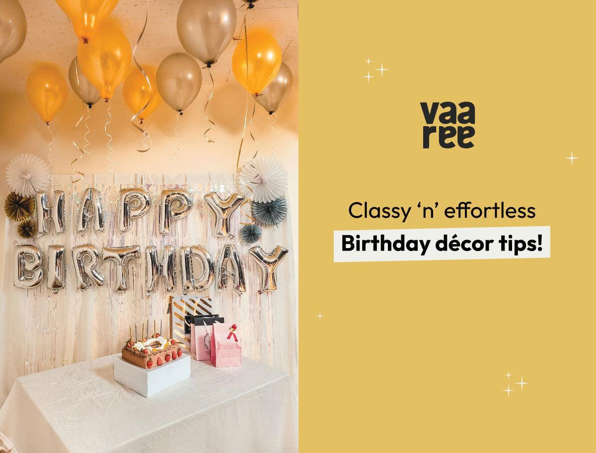 Simple Birthday Decoration Ideas At Home