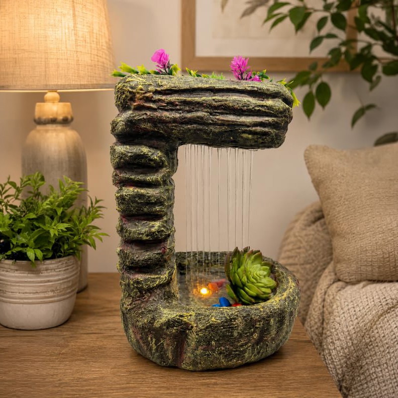 SpringStone LED Fountain - Brown