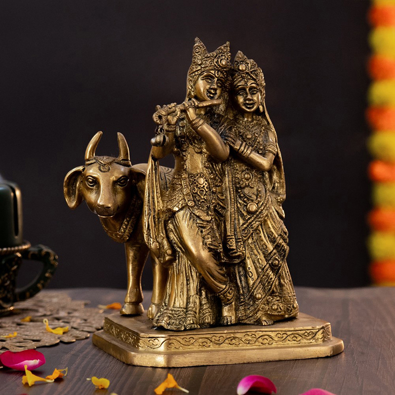 Shyam Madhuri Brass Idol