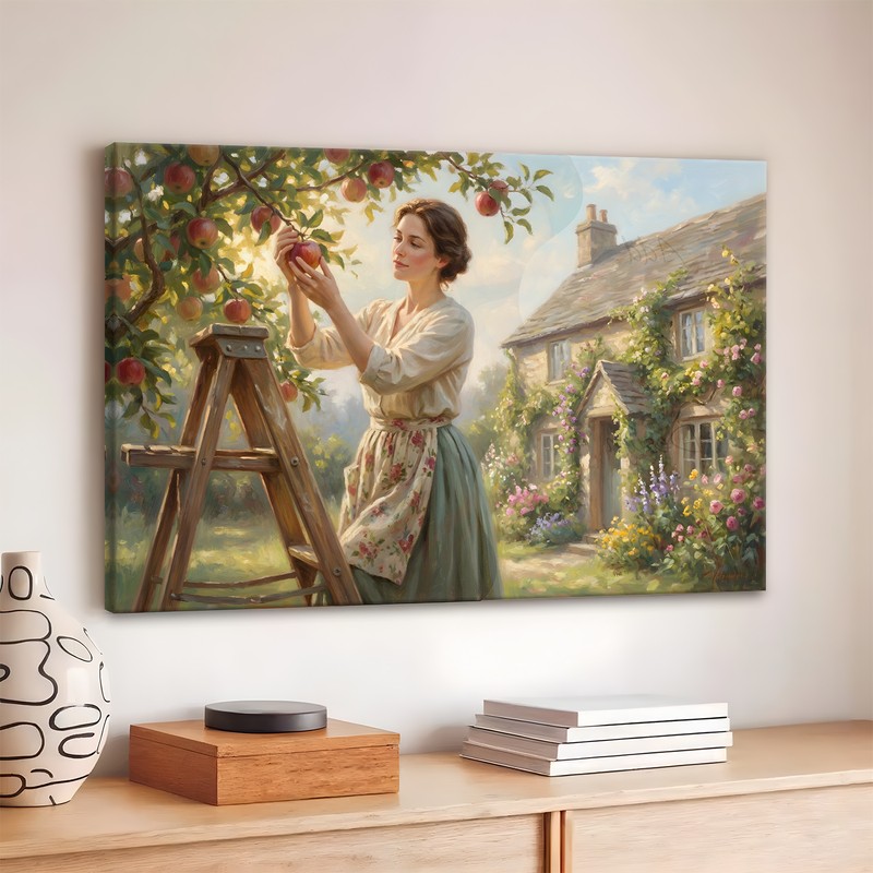 Harvest Morning Canvas Wall Art - 380 GSM