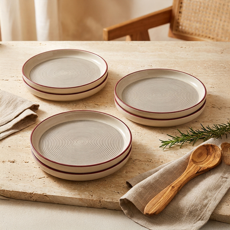 Trovo Snack Plate - Set Of Six